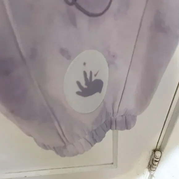 NIKE purple Tie-dye Standard fit mid rise size 2X Creativity sweatpants NEW - Picture 4 of 11